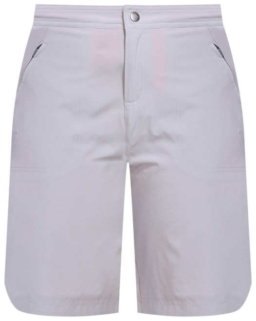 Reel Legends Womens 9 in. Solid Estuary Zip Pocket Short