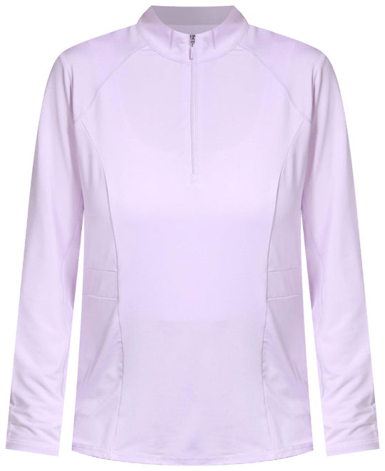 PGA Tour Womens Active 1/4 Zip Long Sleeve Top