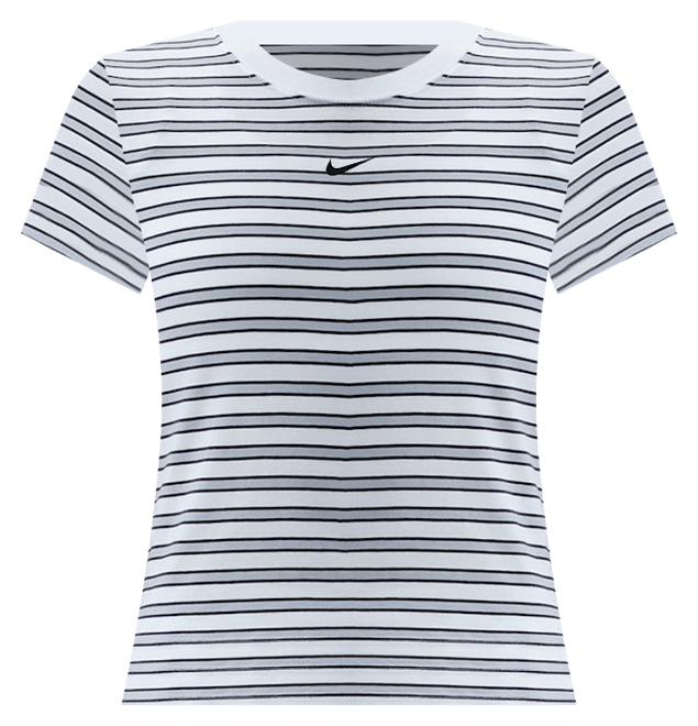 ナイキ スポーツウェア チル ニット ウィメンズ スリム ストライプド Tシャツ