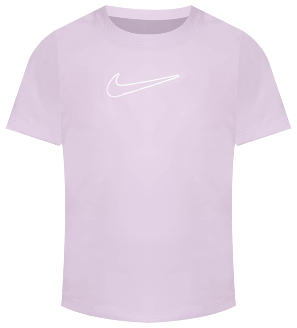 Nike One Fitted Kortærmet Dri-FIT-trøje til større børn (piger)