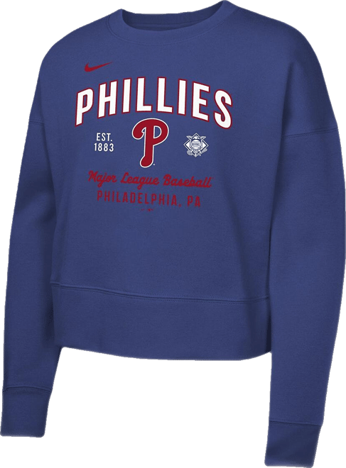 Big Girls Royal Philadelphia Phillies Fleece Sweatshirt