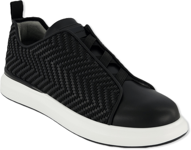 Men's Front Crossed Slip On Sneakers