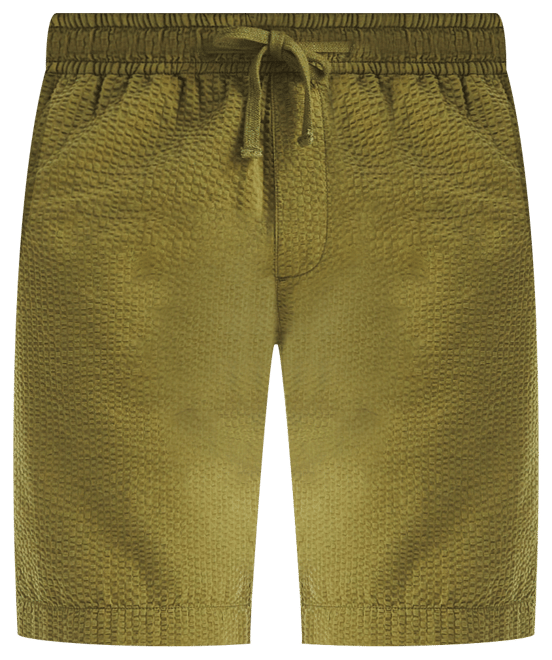 Men's Seersucker Drawstring 9-1/2" Shorts