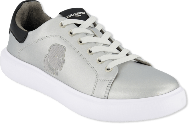 Men's Embroidered Karl Head Profile Sneakers