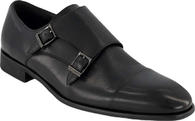 Men's Double Monk Cap Toe Dress Shoe