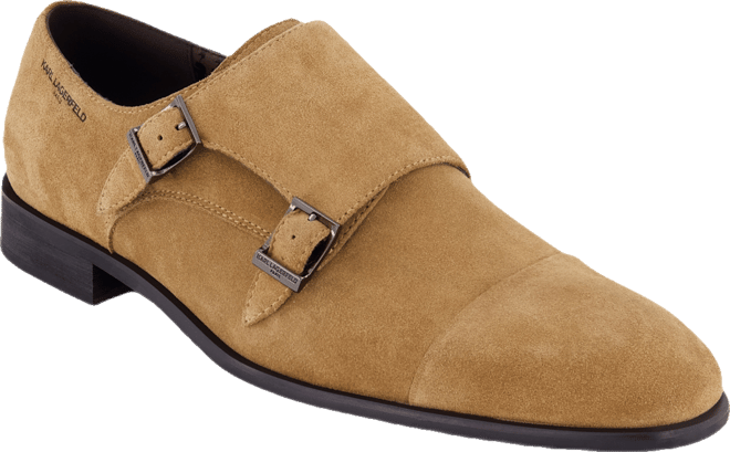 Men's Double Monk Cap Toe Dress Shoe