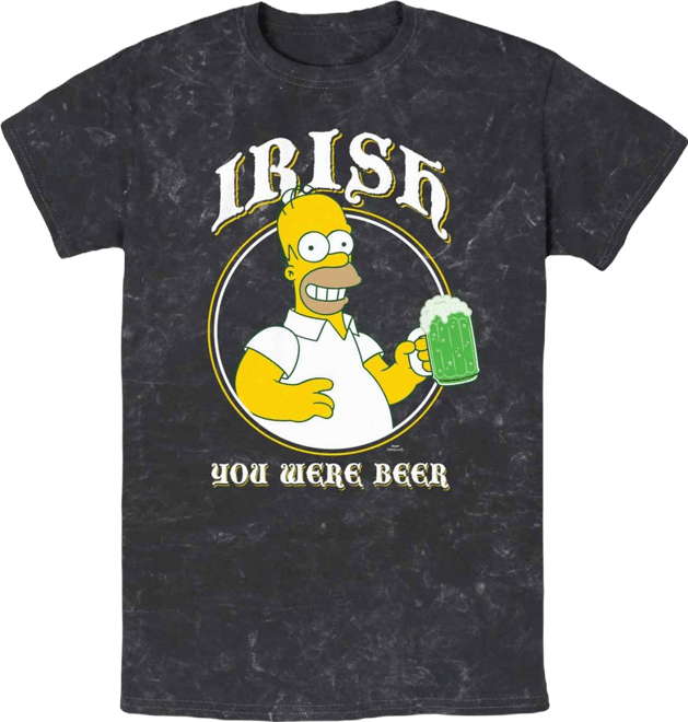 Men's Irish You Were Beer Short Sleeve T-Shirt