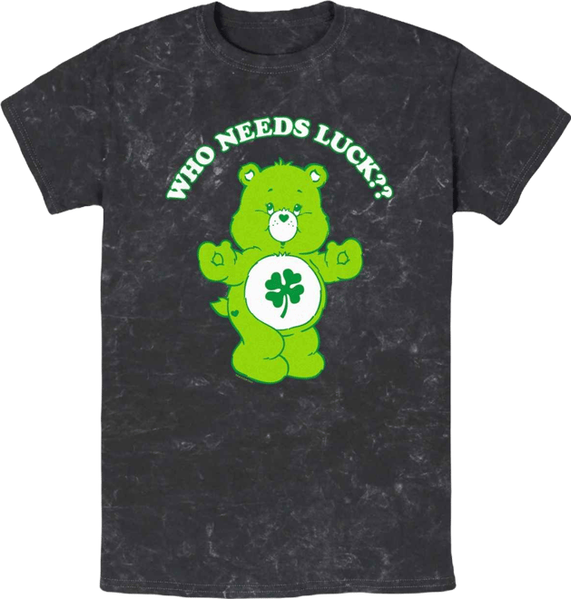 Men's Luck Care Bear Short Sleeve T-Shirt