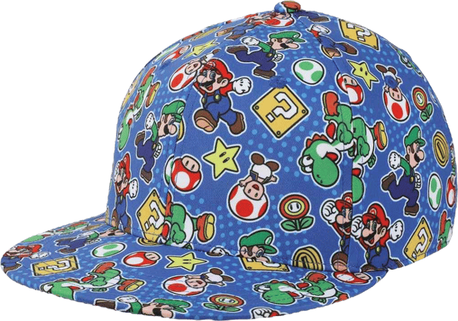 Men's Bros Characters & Items All-Over Print