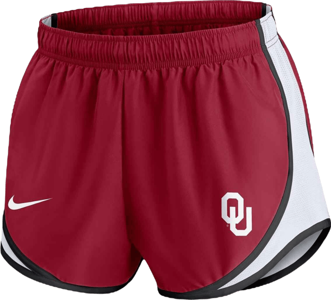 Women's Crimson Oklahoma Sooners Spring Break Tempo Performance Shorts