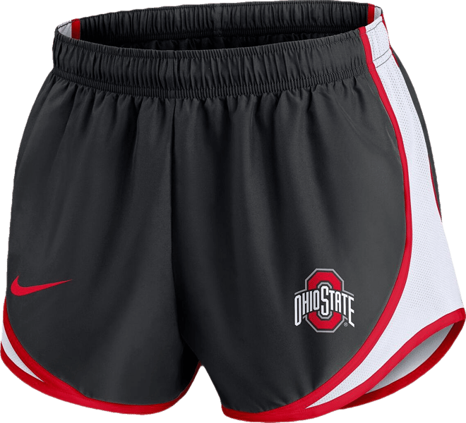 Women's Black Ohio State Buckeyes Spring Break Tempo Performance Shorts
