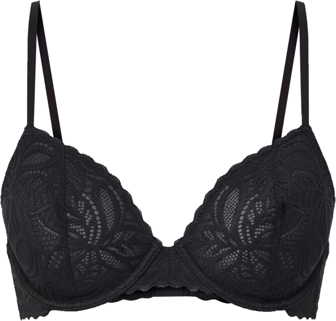 Women's Lace Deco Unlined Underwire Bra DK7552