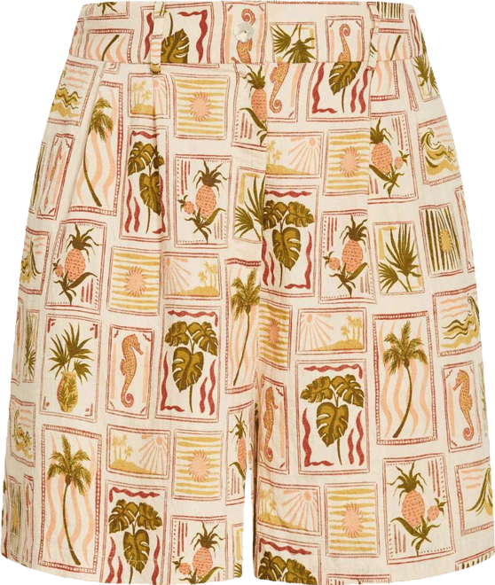 Plus Size Bella Print Short
