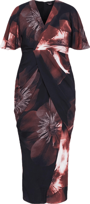 Plus Size Braelynn Print Maxi Dress