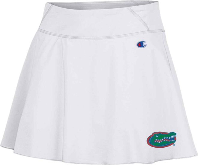 Women's White Florida Gators Tailgate Soft Touch Skirt