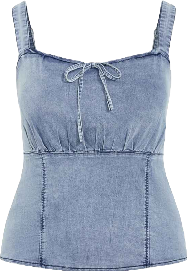 Plus Size Abbie Denim Top