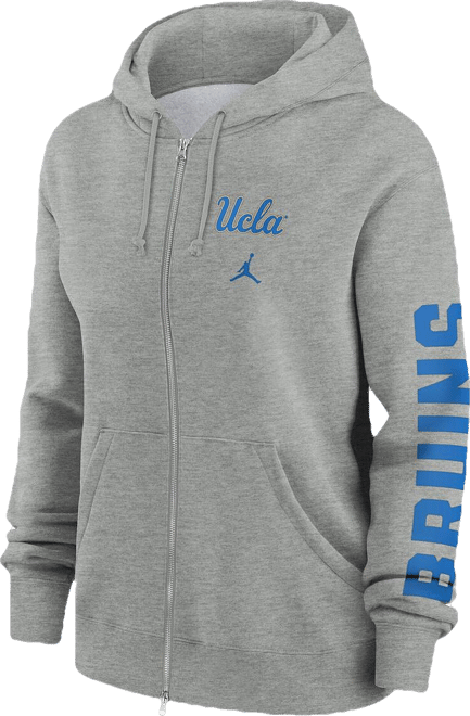 Women's Heather Gray Ucla Bruins Phoenix Full-Zip Hoodie