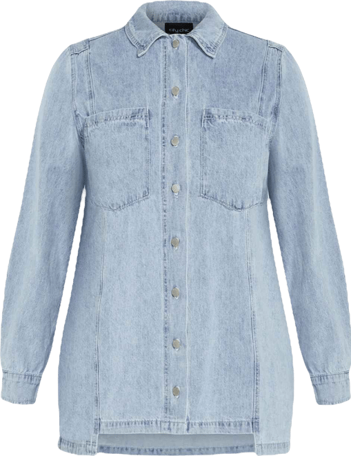 Plus Size Liv Denim Shirt