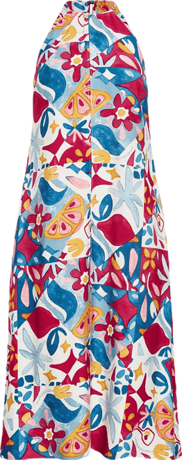 Plus Size Mosaic Maxi Dress