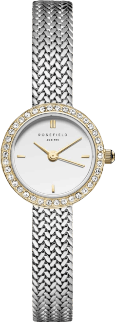 Mini Small Edit Women's Two Tone Stainless Steel Bracelet Watch 20.4mm