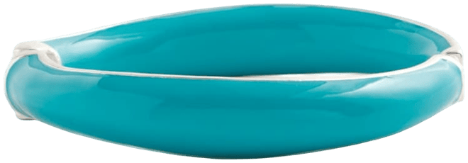 Turquoise Tone Hinge Bracelet