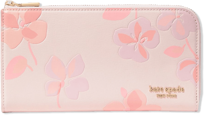 KATE SPADE Devin Spring Pansies バイフォールドウォレット Devin Spring Pansies Small Bifold Wallet | Kate Spade New York