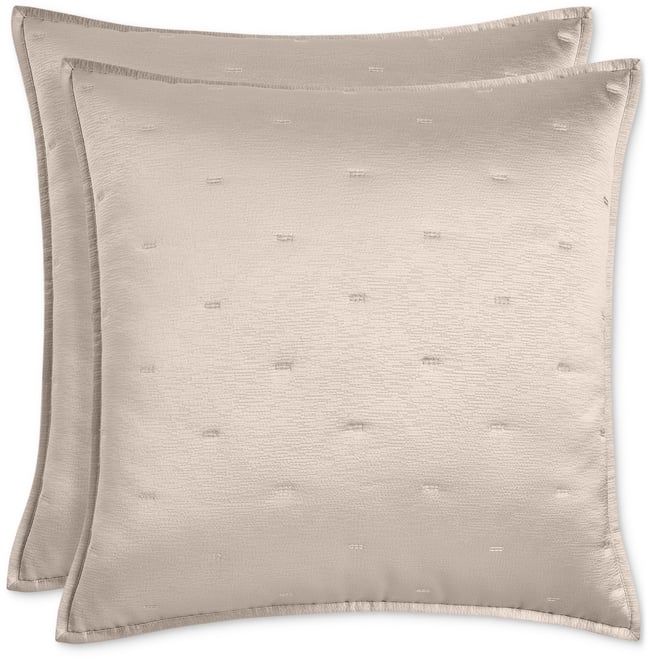 Glint Quilted 2-Pc. European Sham Set, Exclusively at Macy’s