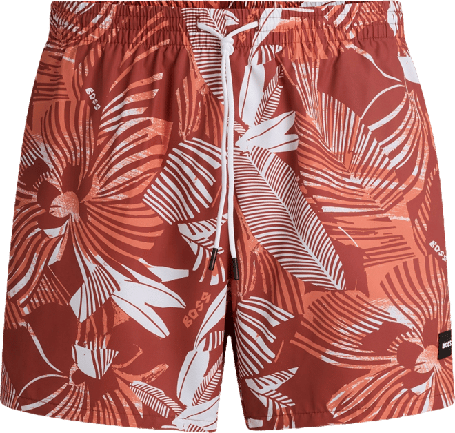 Boss by  Men's Monogram Swim Shorts