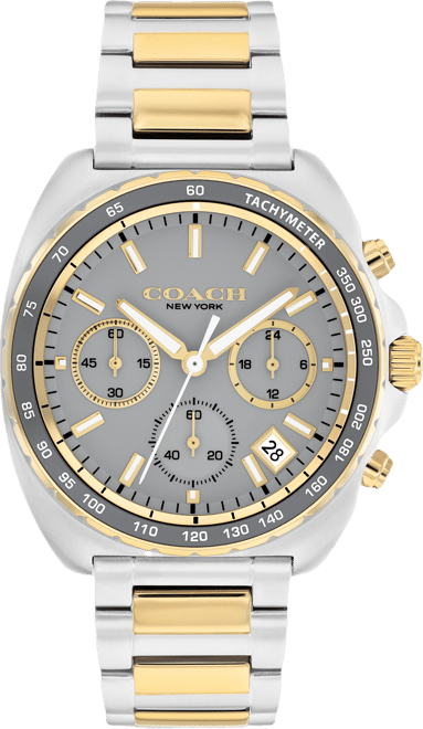 Men's Charter Two-Tone Stainless-Steel Bracelet Watch, 39mm