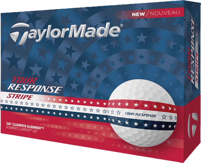 TaylorMade 2025 Tour Response USA Stripe Golf Balls | Dick's