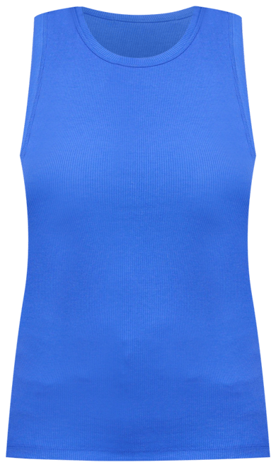 Blue Sol Womens Ribbed Scoop Neck Tank