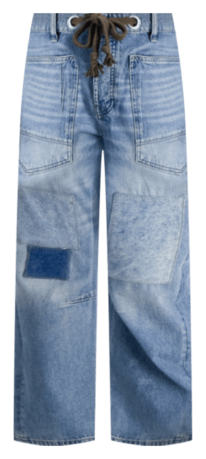 Women's Cotton Moxie Low-Slung Barrel Jeans