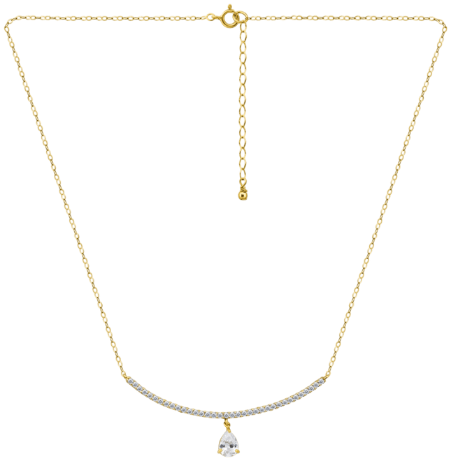 Cubic Zirconia Pendant Necklace (1-7/8 ct. t.w.) in Sterling Silver, 16" + 2" extender