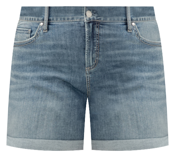 Plus Size Suki Faded Denim Shorts