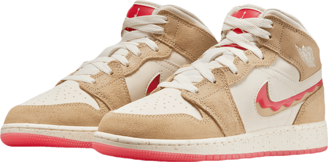 Air Jordan 1 Mid SE Big Kids' Shoes