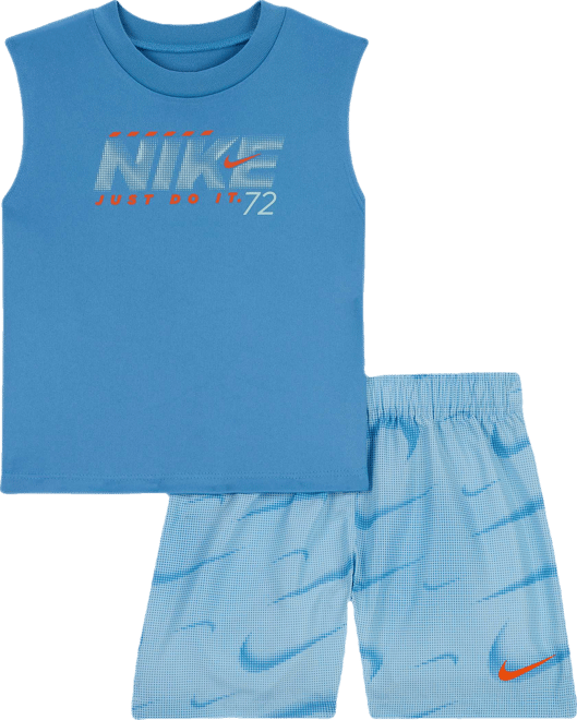 Nike Dri-FIT Baby (12-24M) Rhythm Printed 2-Piece Shorts Set
