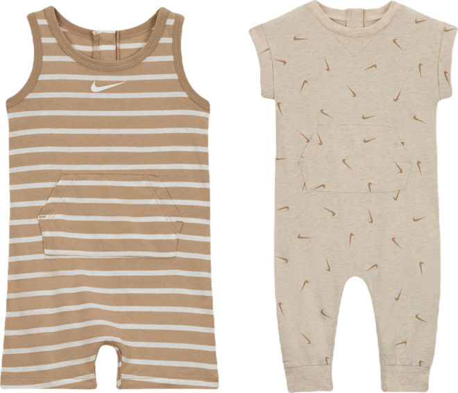 Nike Essentials Baby (0-9M) Short Sleeve and Tank 2-Pack Romper Set