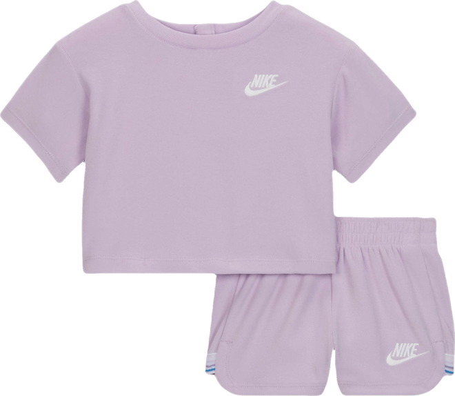 Nike Conjunto de 2 piezas de felpa tipo toalla "Let's Roll" para bebé (12 a 24 meses)
