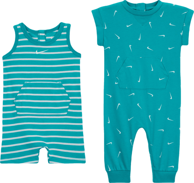 Nike Essentials Baby (0-9M) Short Sleeve and Tank 2-Pack Romper Set