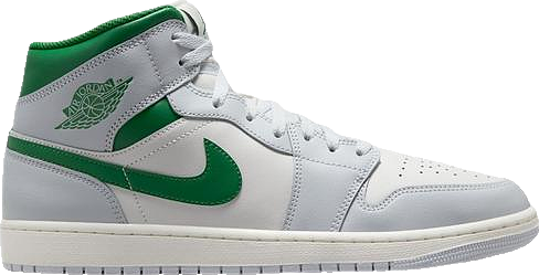 ★NIKE★ Air Jordan 1 Mid M Summit White Pine Green Pure Pla Jordan 1 Mid 