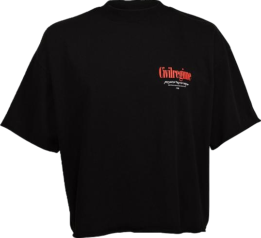 Civil Regime Men's Concrete Rose Cropped Tee