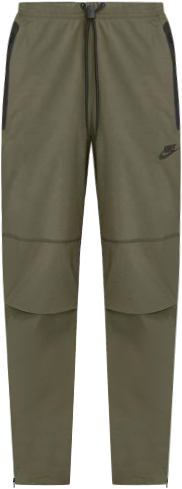 Nike Men's Sportswear Tech Woven Open Hem Pants-Olive