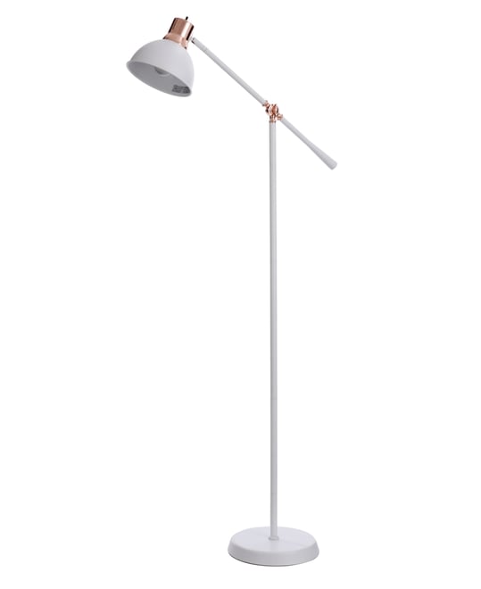 58" Industrial Task Metal Floor Lamp