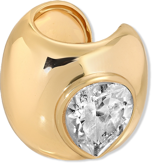 Bold Crystal Ear Cuff Earrings