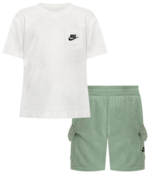 Nike Sportswear Little Kids' Pocket T-Shirt and French Terry Shorts Set