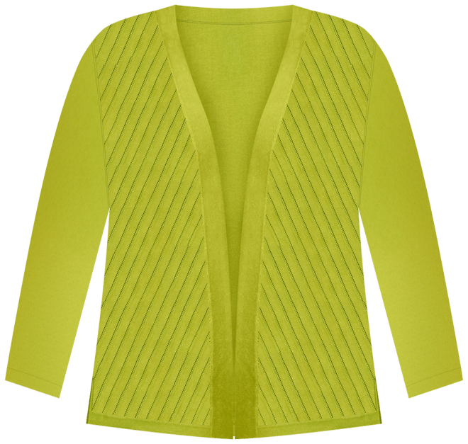 売れ筋商品|||カスパー ニット&セーター アウター レディース Plus Size Diagonal Stitch Open-Front Cardigan Summer Straw Diagonal Stitch Short Cardigan, Cotton Blend