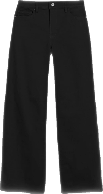 High-Rise Wide Leg Cropped Jean