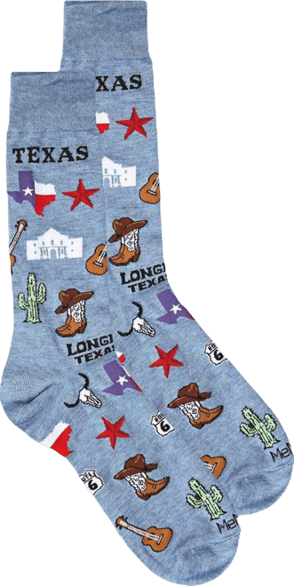 Men's Destination Rayon from Bamboo Novelty Crew Socks