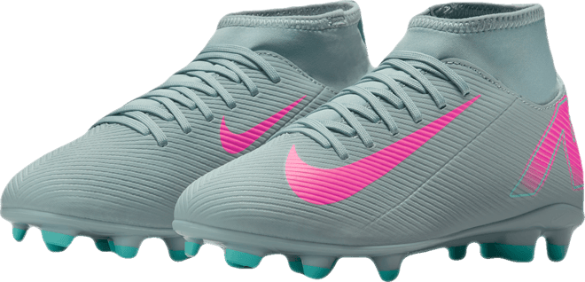 Nike Jr. Mercurial Superfly 10 Club High Top-fodboldstøvler til flere typer underlag til mindre/større børn