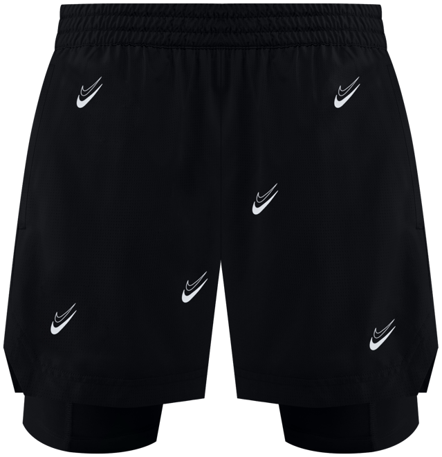 KD DNA Shorts de básquetbol de 10 cm 2 en 1 para hombre